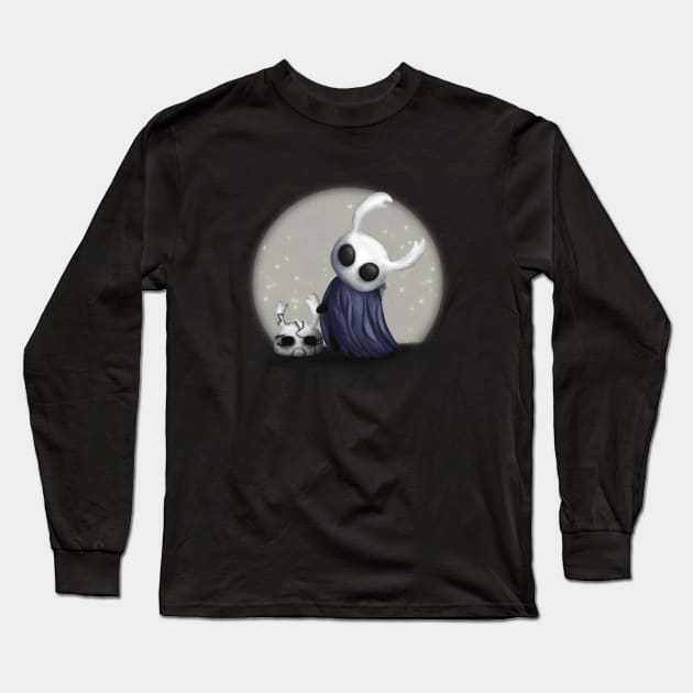 Zote and the hero of Hallownest Long Sleeve T-Shirt by Frenchie Boops 